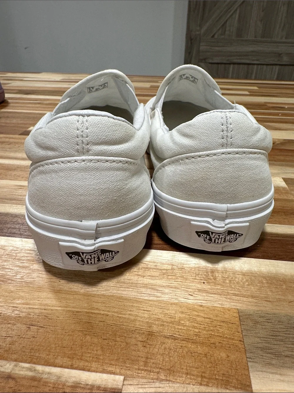 Vans White Slip-On 476